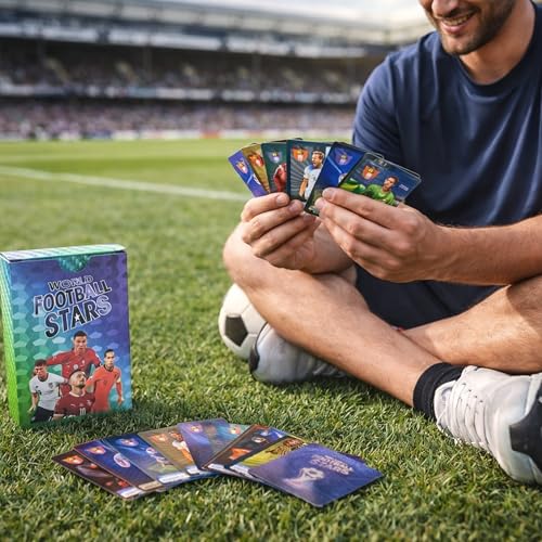 2026-27 Soccer Trading Cards - 55 Non-Duplicate Cards Per Pack