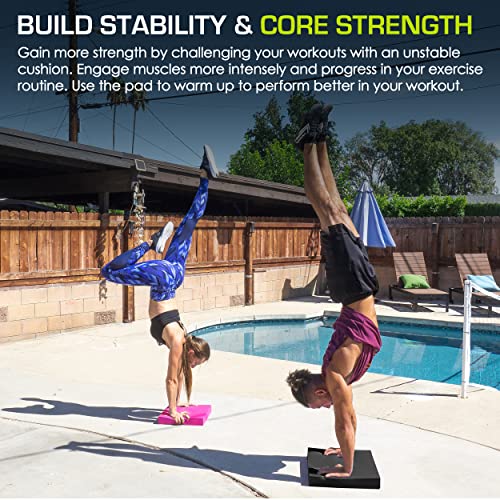 Large Non-Slip Foam Balance Pad for Fitness & Stability Training