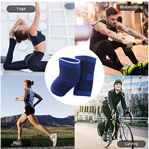 Knee Compression Sleeve - Medium Blue Knee Brace Support
