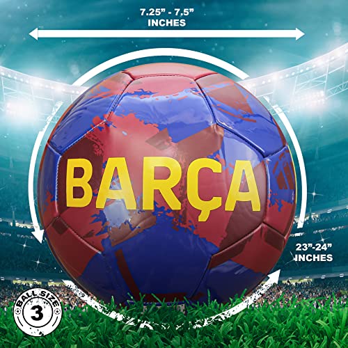 FC Barcelona Soccer Ball - Officially Licensed - Navy / Size 5