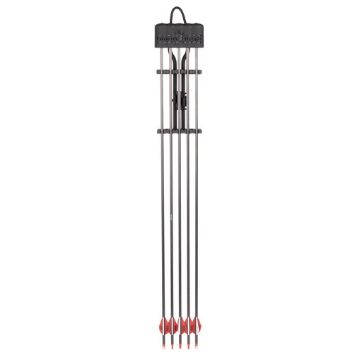 Trophy Ridge Convoy Archery Arrow Quiver - Silent Soft-Touch Hood, Innovative Detach Mounting, Hanging Loop, Ballistix Copolymer System for Superior Strength and Lightweight Design