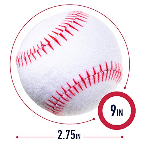 Kids Baseball Batting Tee Set with Stand & Replacement Soft-Stick Balls — Grow With Me