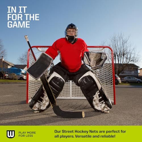 Intermediate Steel Hockey Net - 54 Inch, Heavy Duty Design