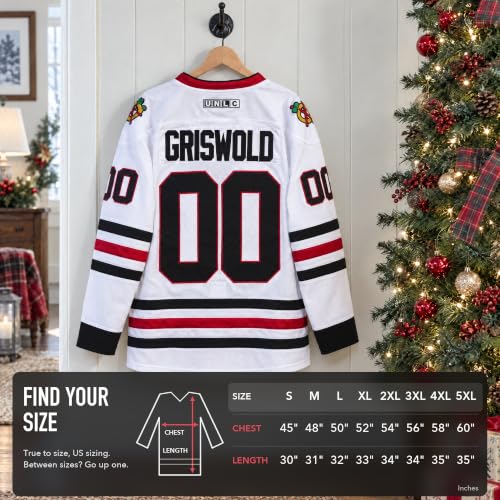 Ghostwear Griswold #00 Movie Hockey Jersey XL - Stitching Letters & Numbers