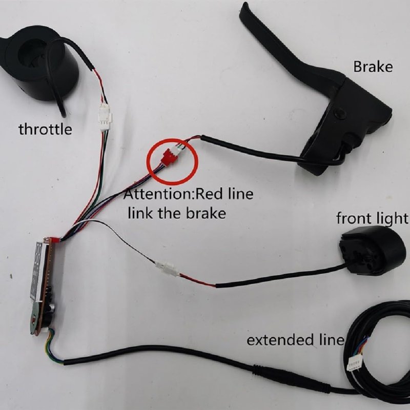 350W 36V 15A Scooter Controller Board Motherboard kit, with Led Display and APP Hover Board Controller Accessories, Protection for overvoltage, overcurrent, overheating undervoltage