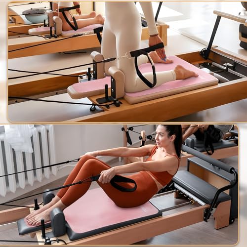 Pink Suede Pilates Reformer Mat - Non-Slip, Quick-Drying, Lightweight