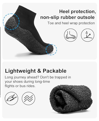 Minimalist Barefoot Training Shoes for Men & Women - Black Fuchsia 5.5 Women/4.5 Men