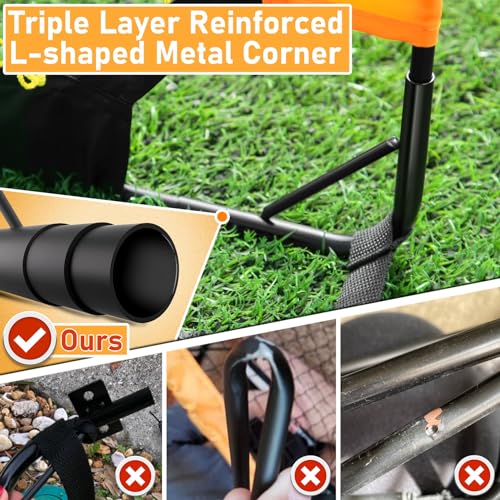 7x5 FT Portable Kids Soccer Goal - Durable Weatherproof Design