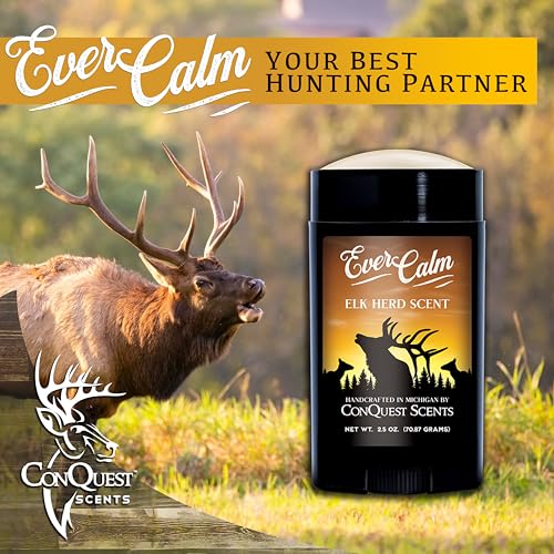 Conquest Scents EverCalm Elk Herd Scent Stick – Elk Calmness Attractant, Elk Herd Stick