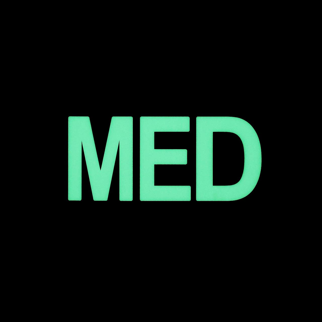 MED Medical 'Super-Lumen' Glow-in-The-Dark Patch (Red)