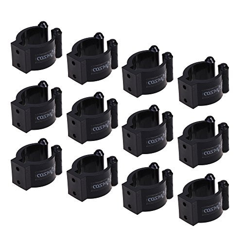 Pool Cue Clip Holders - 12 Replacement Plastic Clips