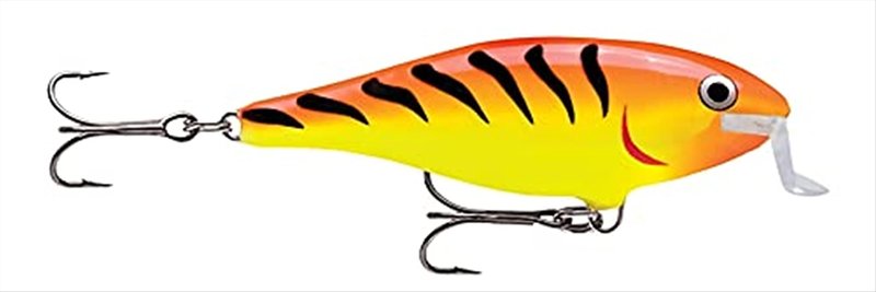 Rapala Shallow Shad Rap 07 Fishing lure (Hot Tiger, Size- 2.75), one size (SSR07HT)