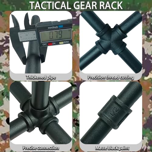 Heavy Duty Police Armor Stand - 70 lbs Load Capacity, Gear Organizer Rack