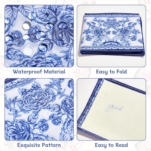 Blue Mahjong Card Holder Sleeve (4 Pack) – 2026 Protector, Bornerwhite