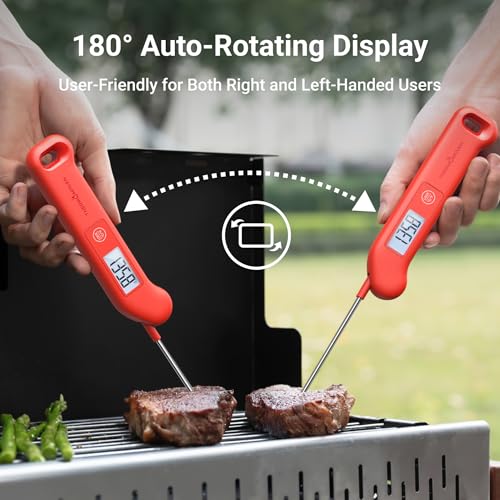 Digital Meat Thermometer - Instant Read, Waterproof, NIST Certified