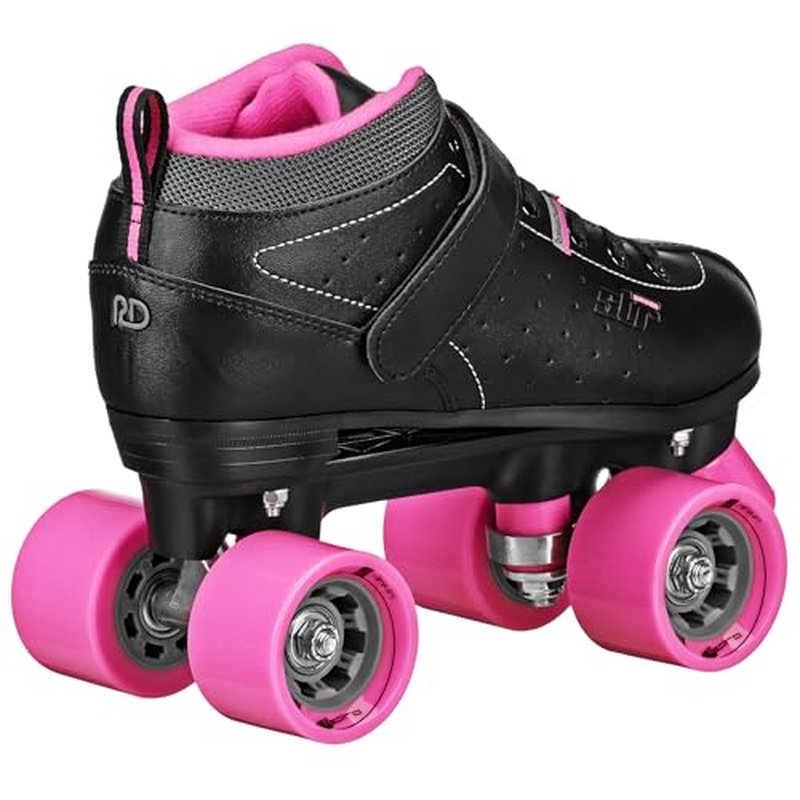 Roller Derby Str Seven Women's Roller Skate, Black/Pink, 8