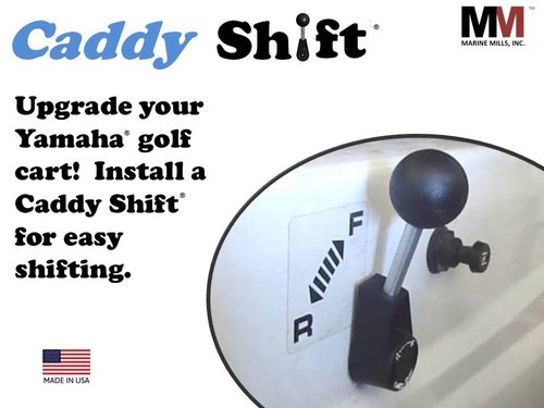 Caddy Shift Yamaha Golf Cart Forward Reverse Shift Lever Handle - Yamaha Accessories & Parts - Ergonomic Shifter Knob Upgrade - Direct Replacement EZ Shift for Your Golf Cart