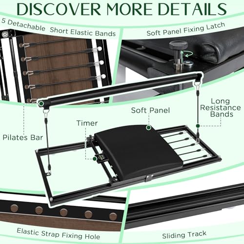 Multi-Functional Pilates Board Set - 7-in-1 Home Workout Equipment