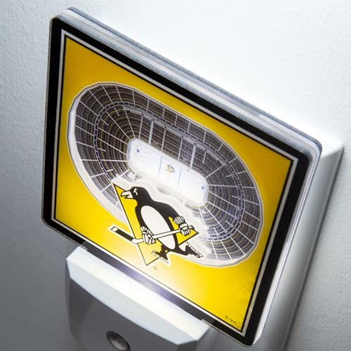 Pittsburgh Penguins 3D Stadium Nite Light - Auto On/Off