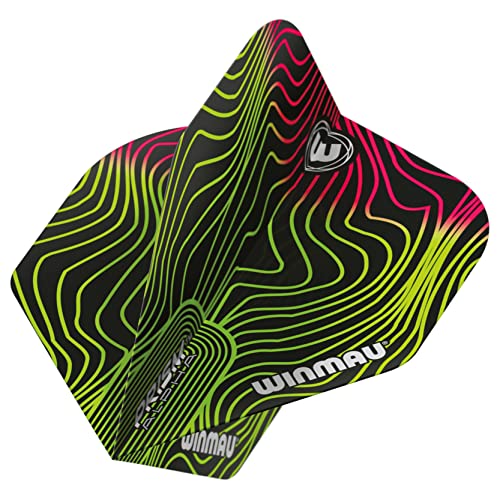 Dart Flights - WINMAU Prism Alpha Solar Design, 100 Micron, 3 Sets