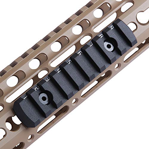 Picatinny Rail Section for Keymode - 4in Aluminum Mount - Black
