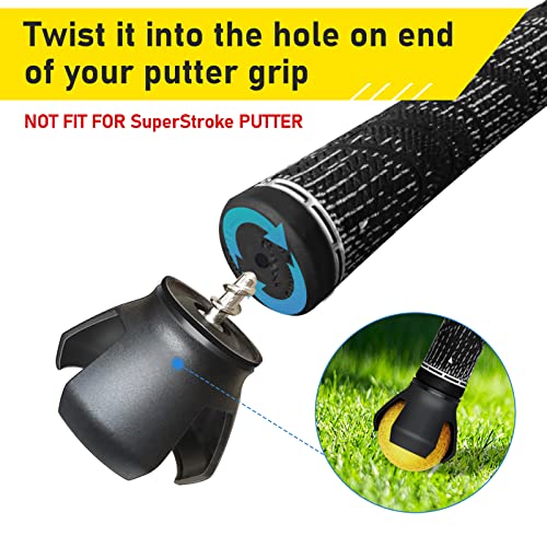 Golf Ball Retriever with Suction Cup - 4 Pack Assorted