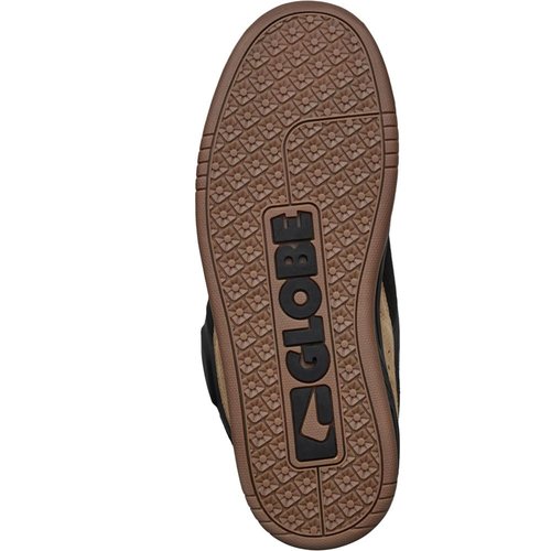 Globe Men's Fusion Skate Shoe, Black/Dune, 8