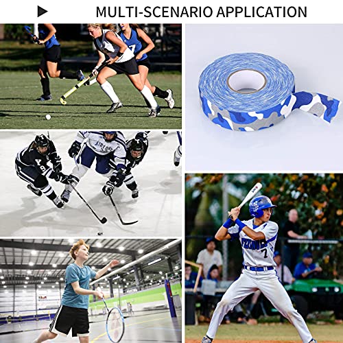 Grip Tape for Hockey Sticks - Waterproof Anti-Slip - Blue Camouflage