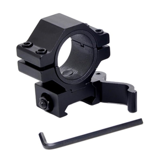Calitte 25/30mm Quick Release Torch Fixed Clamp Flashlight Mount with Stainless Steel Screws