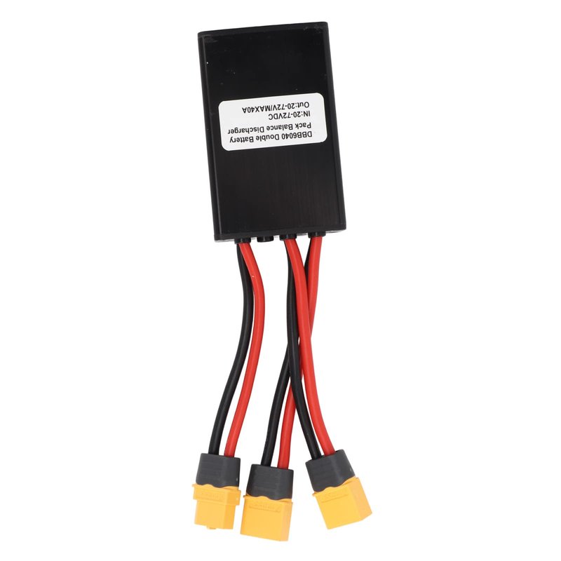 Dual Battery Pack Switch Balancer, 20v-72V Double Battery Discharge Converter Providing Lasting Power Parallel Battery Connector Cable for Electric Bike(40A)