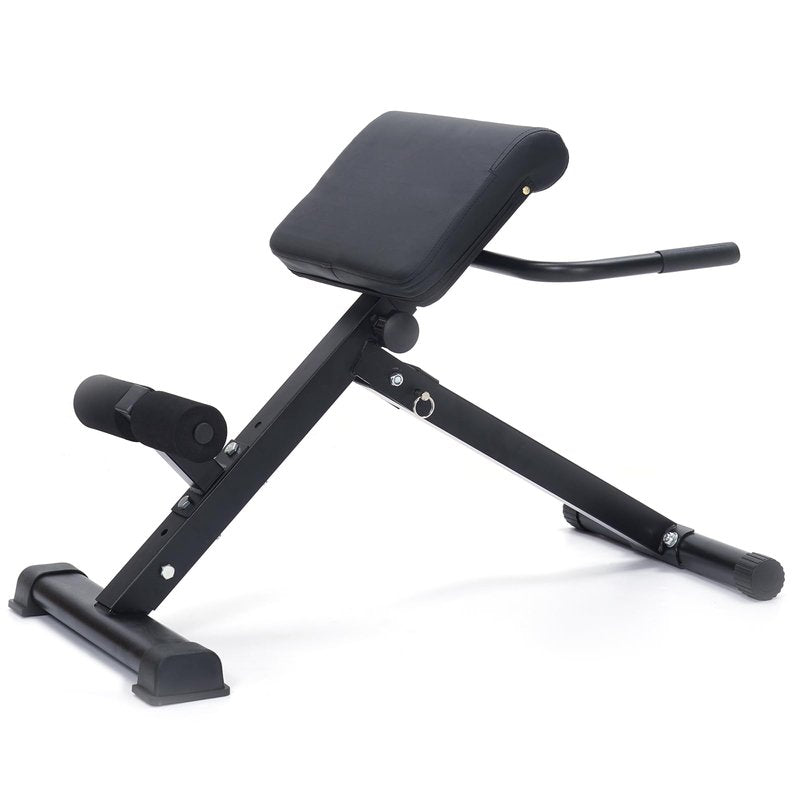 WELAST-Foldable Roman Chair - Adjustable Angle and Height Super Extended Bench - Multi functional Exercise Bench - Home Gym - Suitable for Hip and Abdominal Muscle Exercise
