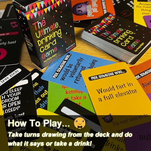 Ultimate Drinking Card Game for Adults - Fun Party Game
