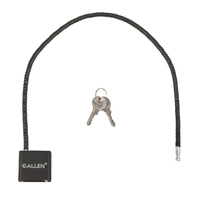 Allen Company Cable Gun Lock for Shotguns, Rifles & Handguns (2 Keys) Black, 15"
