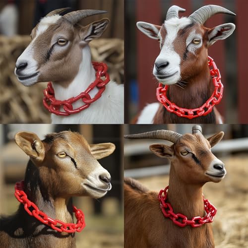 PATIKIL Plastic Chain Links, 200 Foot Safety Chains, Orange Plastic Chains for Barriers, Crowd Control, Queue Lines, Parking, Fences, Gate, Concerts, and Decoration