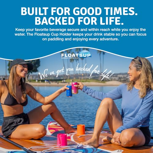 Paddle Board Cup Holder - Signature Blue, Fits Cans & Bottles