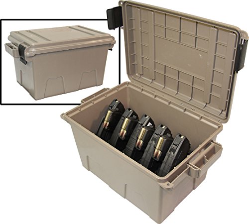 MTM TMCAK Tactical Magazine Storage Case - Water-Resistant, Stackable, Holds 9 AK Mags