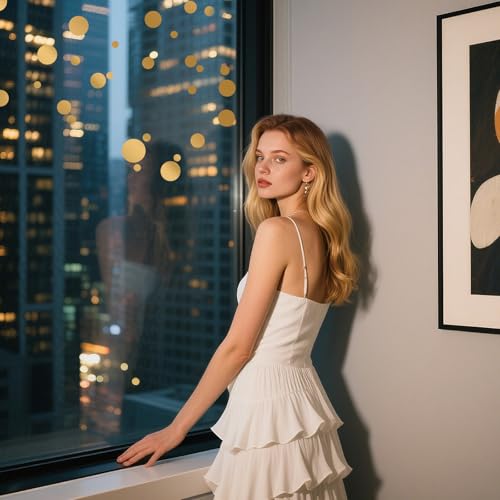 348 Pcs Polka Dot Gold Wall Decal Circle Sticker, Classroom Wall Decals Gold Bedroom Decor Round Art Stickers Playroom Decor Removable Sticker Girl Decals Decoration for Girls Bedroom (6 Sheets)