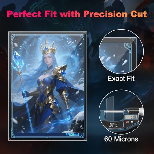 600 Pack Clear Card Sleeves - Perfect Fit for Double-Sleeving