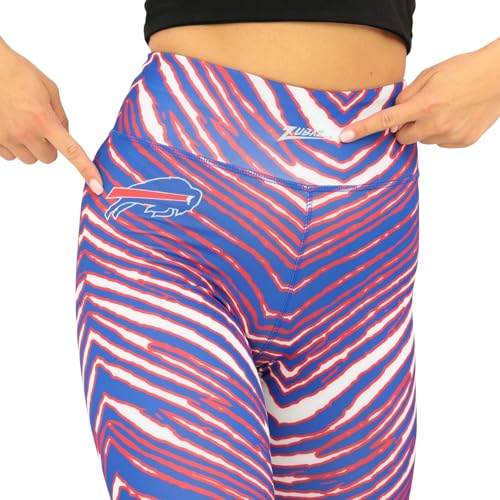 Buffalo Bills Women's High Waist Powermesh Leggings with Pockets - Large