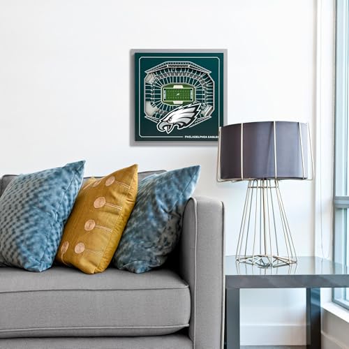 Philadelphia Eagles 3D Wall Art - Multi-Layer Stadium Replica
