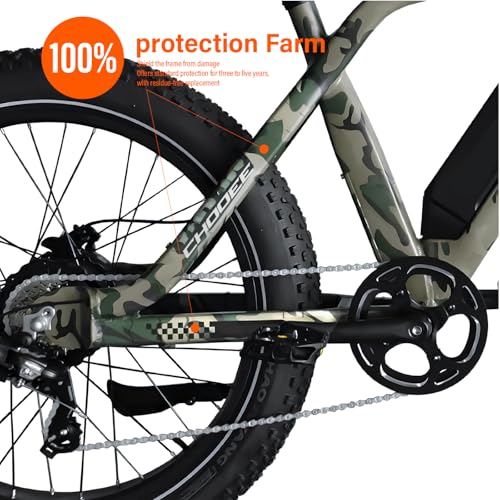 E-Bike Frame Protection Tape - 32-Piece TPU Guard Set