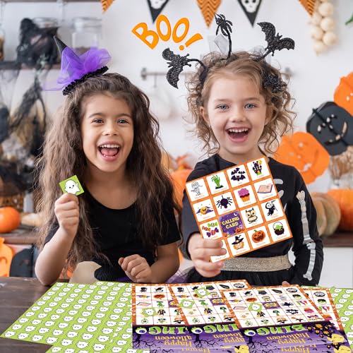 Halloween Bingo Game Set - 24 Players | Halloween Party Toys