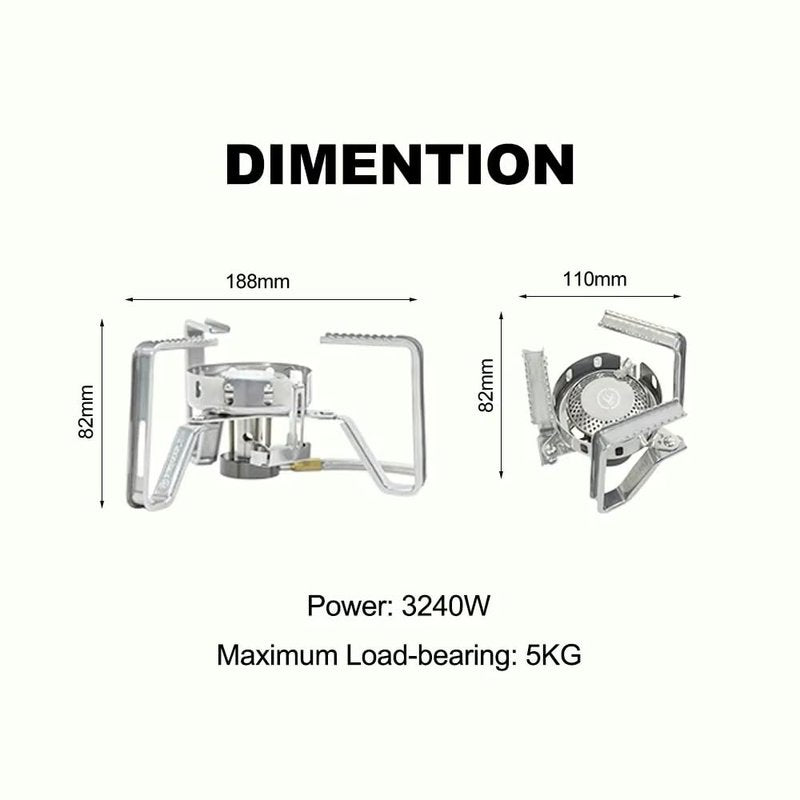 Fire-Maple FMS-125 PRO Gas Stove – Compact High-Powered Backpacking Stove with Wind-Resistant Flame, Stable Detachable Design, Electric Ignition – Lightweight & Durable for Camping & Hiking