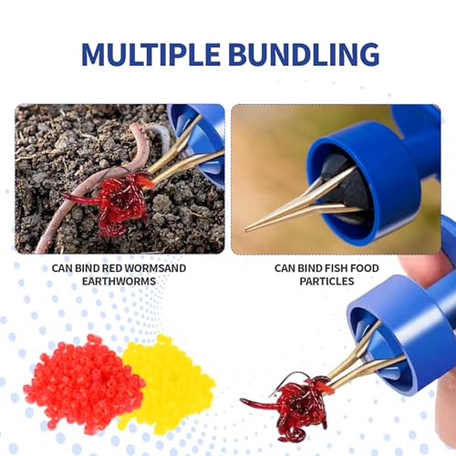Fishing Pellet Bander Tool Set with 500 Rubber Bands