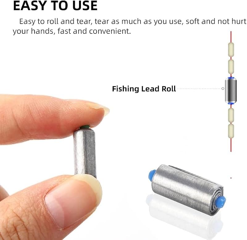 Fishing Lead Sheets - 10 Rolls of 1mm Soft Sinkers for Tackle