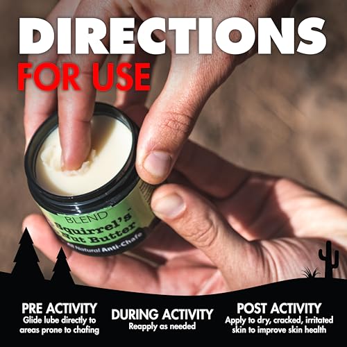Anti Chafing Cream for Runners & Hikers - 2.0 oz Natural Salve