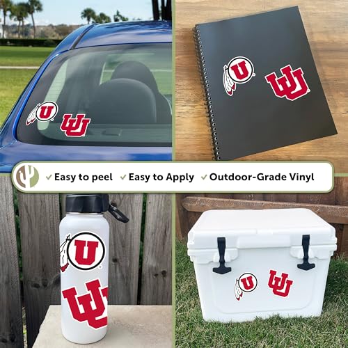Officially Licensed Utah Utes Sticker Decal - 4 Inch