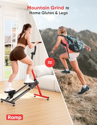 Adjustable Resistance Stair Stepper - 3-Mode Folding Stairmaster V2.0