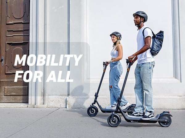 NIU K100P Electric Scooter - 600W Power, 33 Miles Range, 17.4 MPH, Lightweight & Portable for Commuting