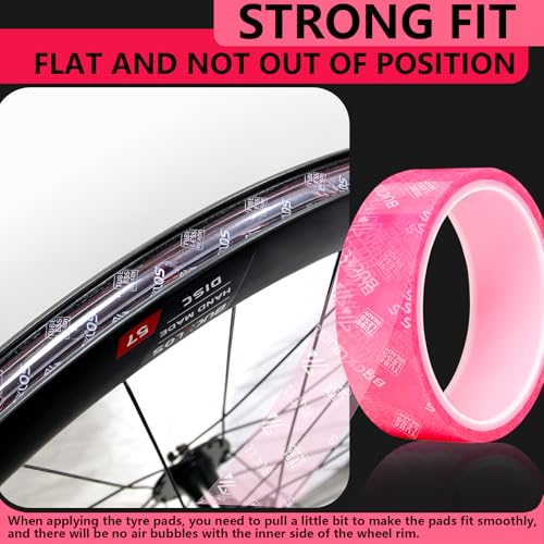 Tubeless Bike Rim Tape - 30mm Wide, 10M Length, Strong Adhesive